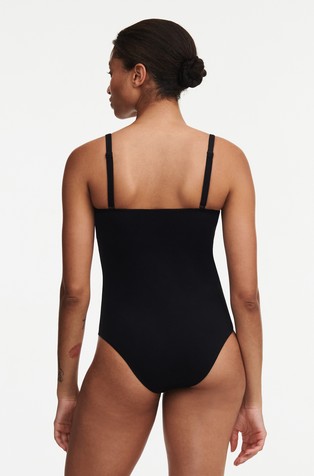 CHANTELLE Authentic enodelne kopalke brez opore Črna - Black 2