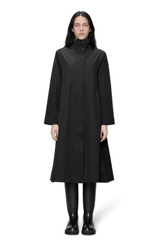 Suva Waterproof Softshell A-Line Long Jacket with Hood