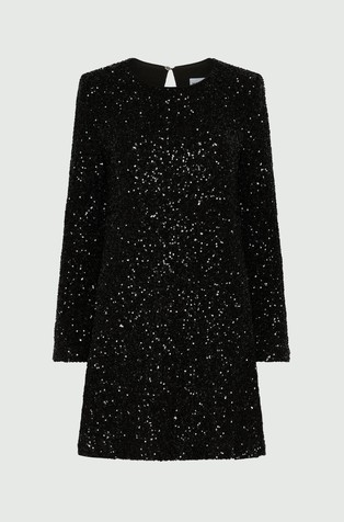 Mini obleka z bleščicami