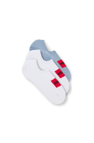 Paket 3 parov stopalk z rdečim logotipom