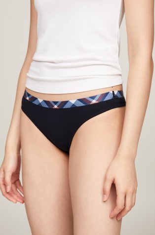TOMMY HILFIGER Paket 3 tangic s karirastim pasom Večbarvna - Multi Tris 2