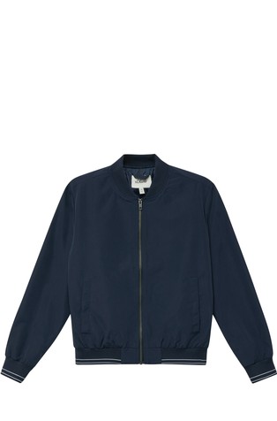 Bomber jakna s črtastimi detajli