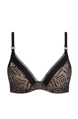 CHANTELLE Graphic Allure modrček z žično oporo Črna - Black 3