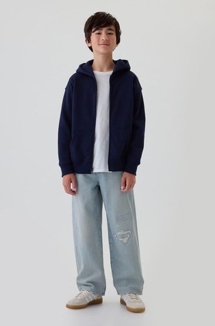 Široke jeans hlače za dečke