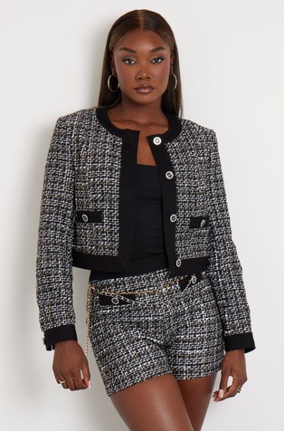 GUESS Short tweed jacket Emporium
