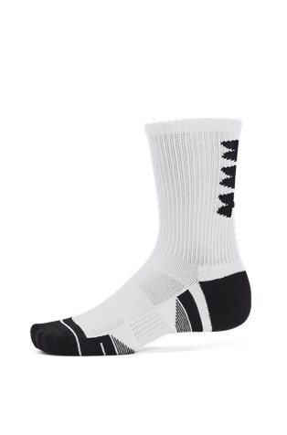 UNDER ARMOUR Performance Tech paket 3 parov unisex nogavic Bela - White 2