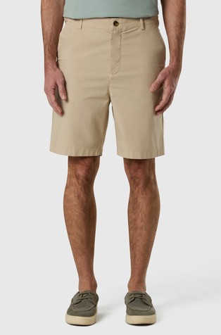 Stretch cotton poplin chino shorts