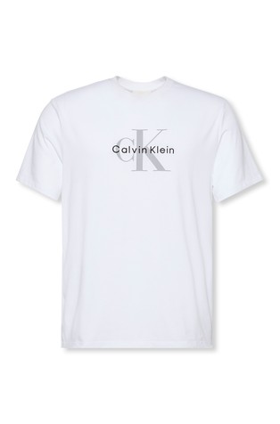 CALVIN KLEIN Monogram Logo Tee White 6