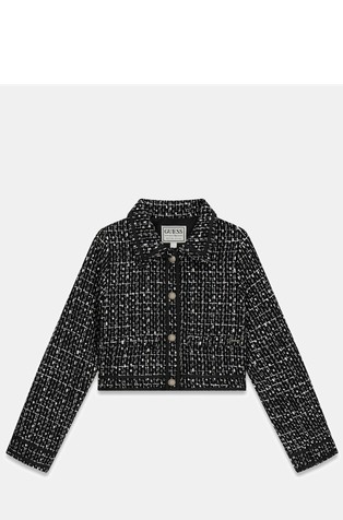 Tweed blazer with lurex