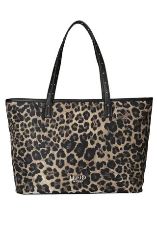 Animal print shopper bag
