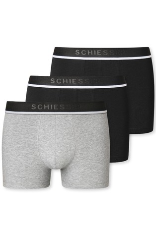 SCHIESSER 95/5 - Boxer briefs 3-pack organic cotton woven elastic