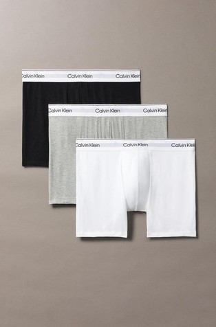 3 Pack Boxer Briefs - Icon Cotton Stretch