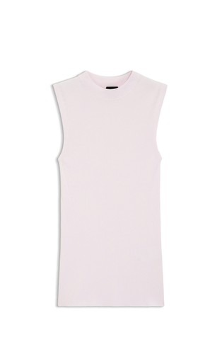 Rebrasto pleten top s povišanim ovratnikom