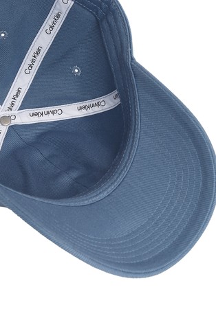 CALVIN KLEIN Cotton Logo Cap Blue 4