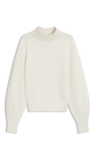 Loose-fit sweater with raglan sleeves