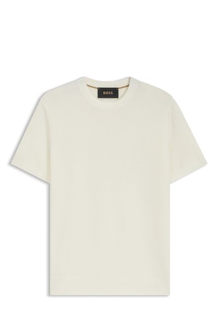 Pleten pulover s kratkimi rokavi iz bombaža in svile