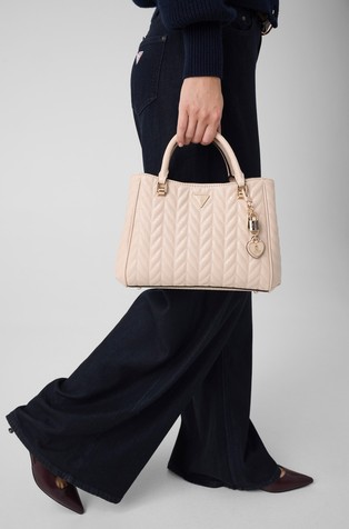 Stacey quilted satchel bag
