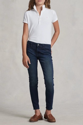 RALPH LAUREN Aubrie jeans hlače Modra - Blue 3