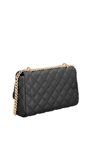 LIU JO Quilted faux-leather crossbody Black 2