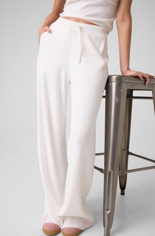Viscose-blend sweatpants