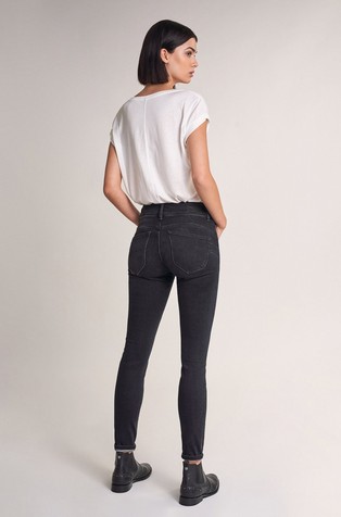 SALSA JEANS Secret  Push In skinny dark jeans Black 2