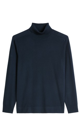 Turtleneck sweater in merino wool