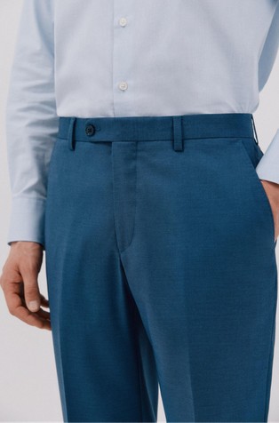 CORTEFIEL Serie XXI slim fit trousers Blue 4