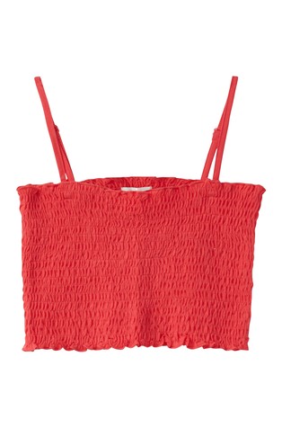 Elastično prešit cropped top z odstranljivimi naramnicami