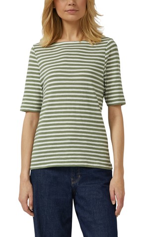 Slim fit majica s črtastim vzorcem