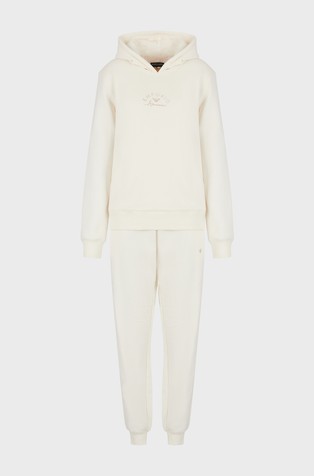 EMPORIO ARMANI Loungewear tracksuit with plush lining White 5