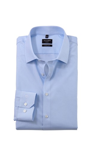 No. Six super slim fit vzorčasta srajca