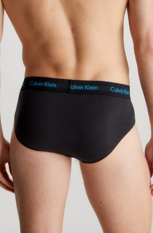 CALVIN KLEIN Paket 3 spodnjic - Cotton stretch Črna - Black / Multi 3