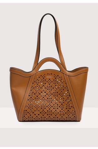 Amalia Perforated Leather Tote