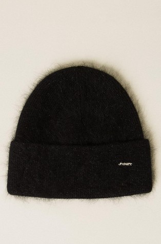 Knit beanie with lurex