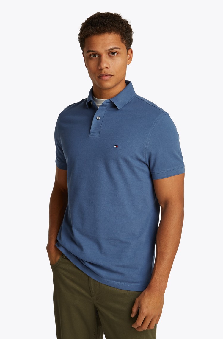 TOMMY HILFIGER 1985 regular fit polo majica Modra - Blue Colour 