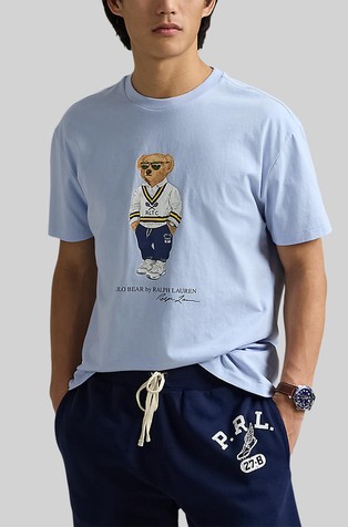 Polo Bear custom slim fit majica s kratkimi rokavi iz jerseya