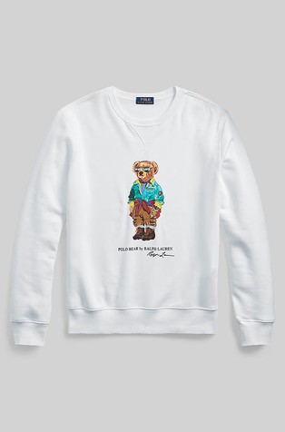 RALPH LAUREN Polo Bear pulover Bela - White1 5