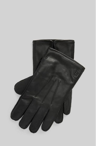 Insulated Leather Touch Screen Gloves