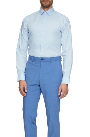 Slim fit srajca iz raztegljivega bombaža