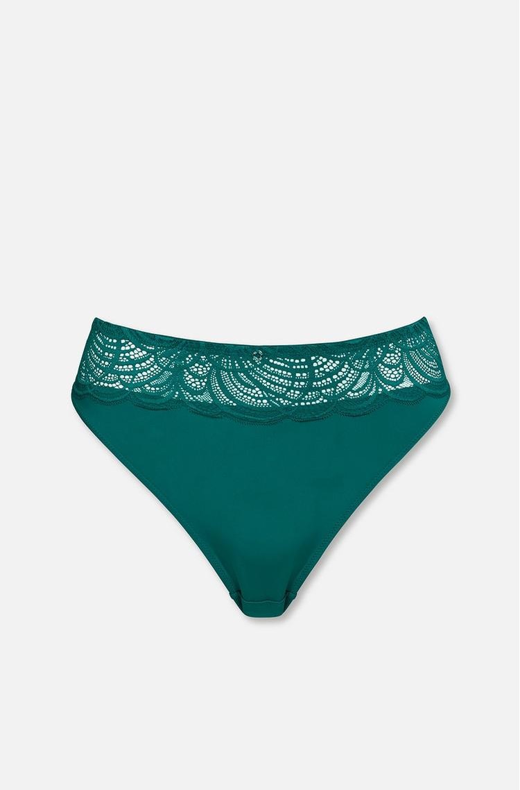 PALMERS Swirl Lace Briefs Green 