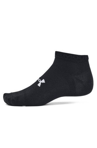 UNDER ARMOUR Essential paket 6 parov unisex nizkih nogavic Črna - Black 3