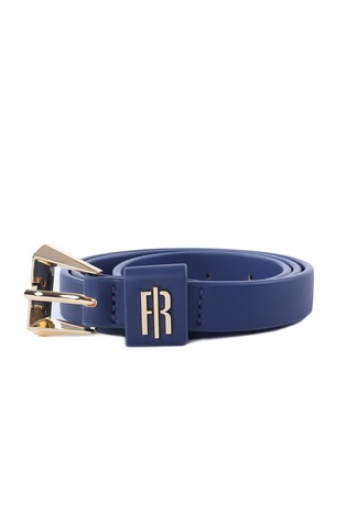 Belt with gold coloured buckle