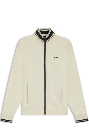 Jopa iz bombažne mešanice s kontrastnimi obrobami