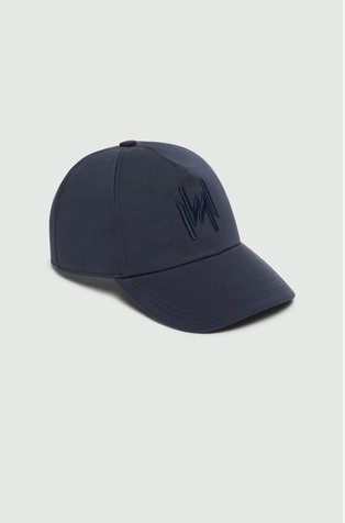 Monochrome cotton cap