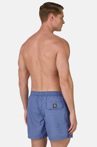 BOGGI MILANO Swimsuit with Geometric Print Light Blue 2