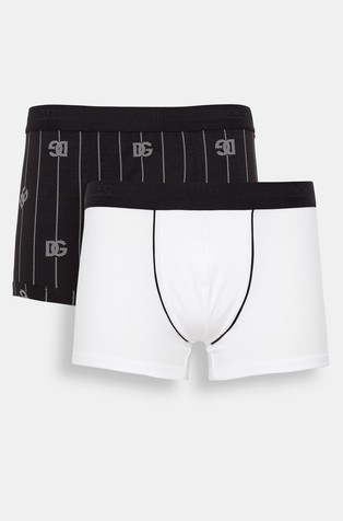 Two-pack stretch cotton boxers