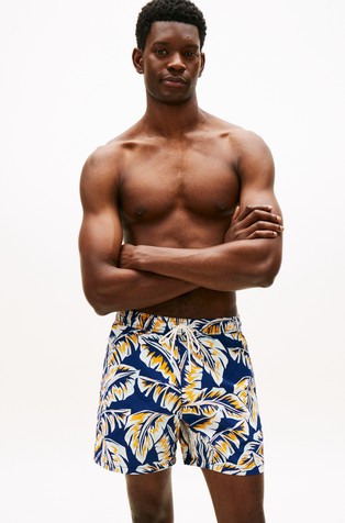 Essential Print Mid Length Swim Shorts