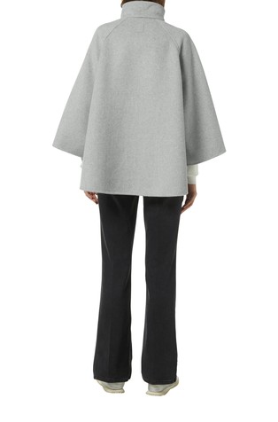 COMMA Wool blend cape in a loose fit Grey 2
