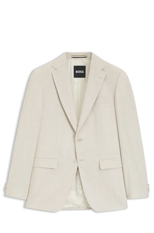 Slim-fit suit jacket in viscose-blend