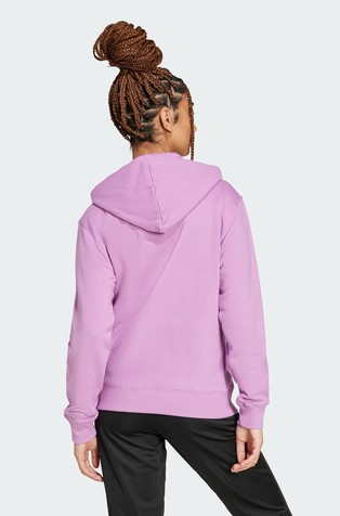ADIDAS Essentials Linear jopa s kapuco in logotipom Škrlatna - Purple 2